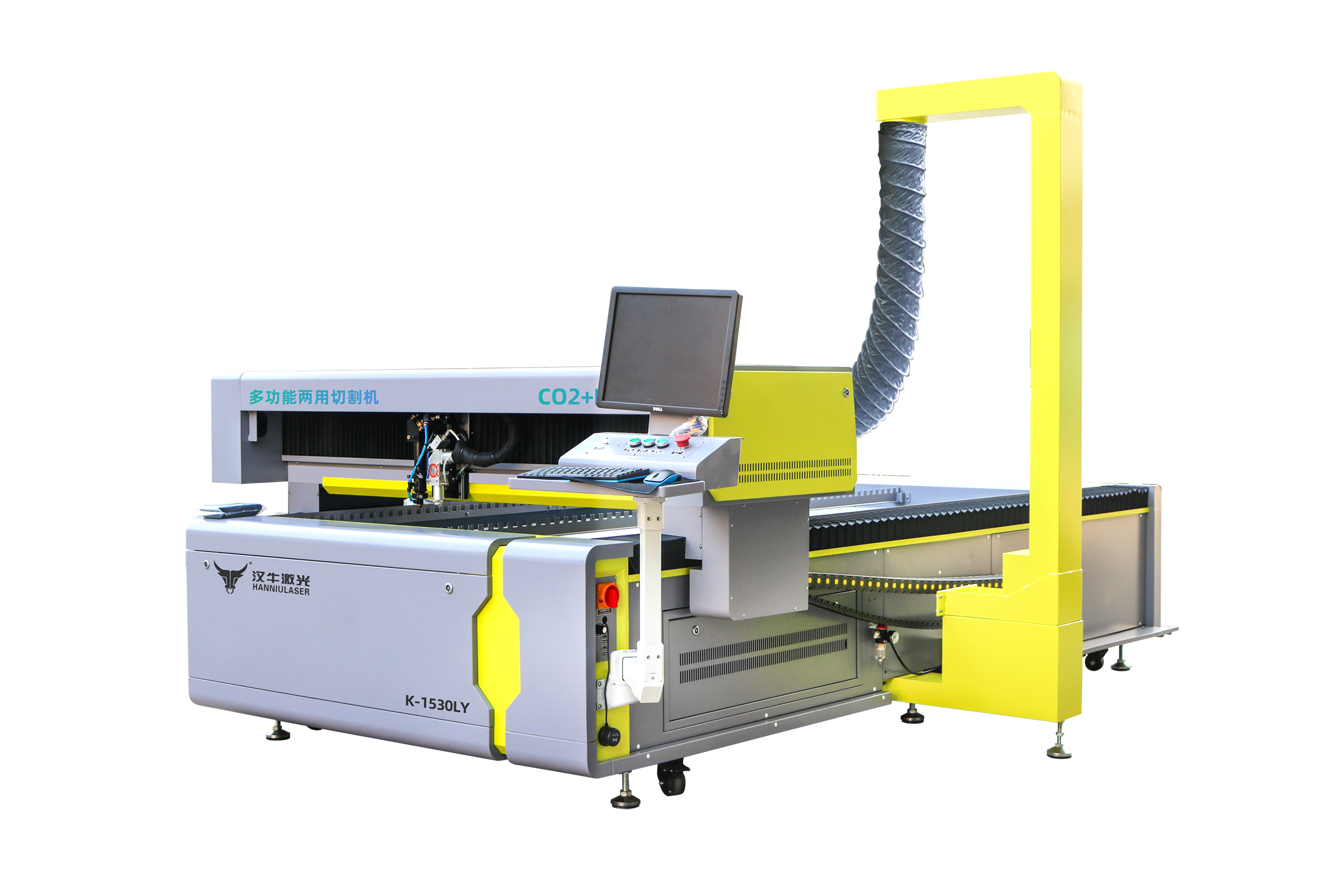 K-1325LY光纤+二氧化碳两用切割机